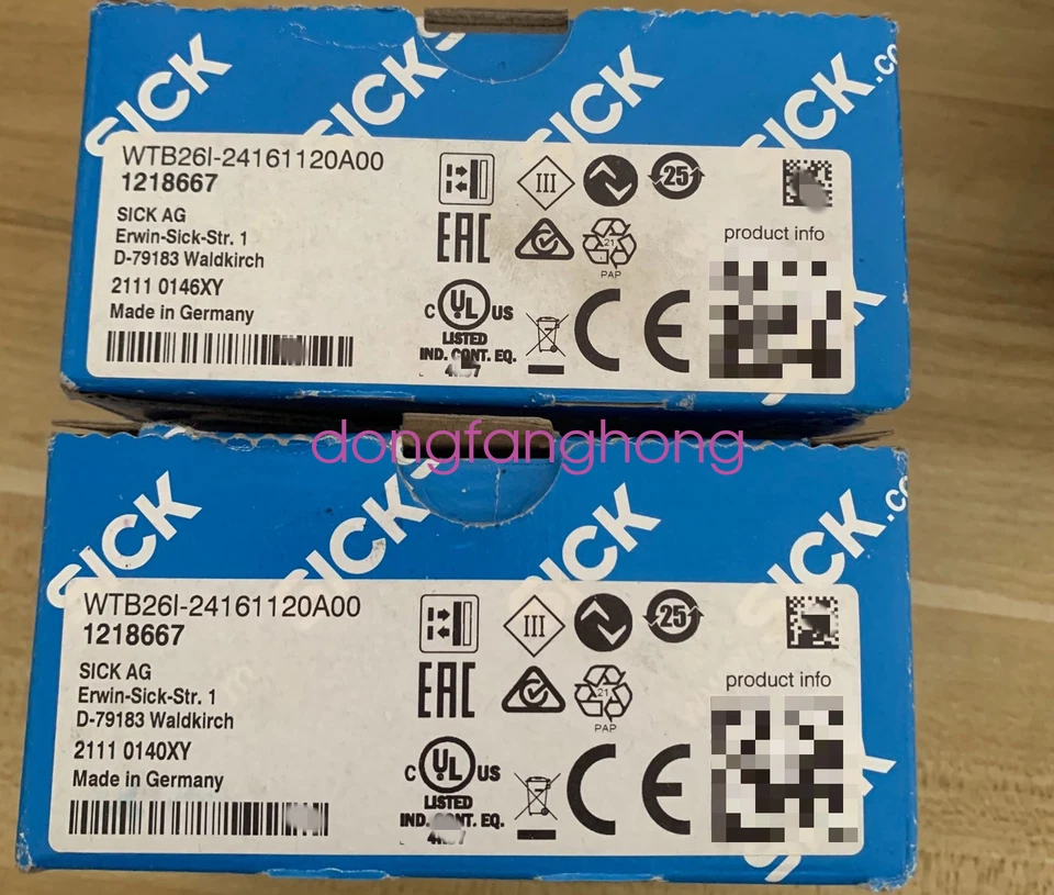 New WTB26I-24161120A00 1218667 SICK Photoelectric Sensor FedEx or DHL or UPS - Image 1 of 1