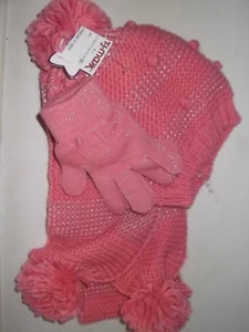 TOBY - NIÑAS - SOMBRERO / BUFANDA / CONJUNTO DE CENTROS - CORAL - TALLA 7-14 (AC-28-119x3) - Imagen 1 de 3