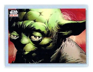 2023 TOPPS CHROME STAR WARS GALAXY #2 WISE YODA REFRACTOR - Picture 1 of 2