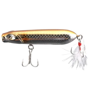 Topwater Angelköder Doggy Walk künstliche Elritze Crankbait mit Drillinge Haken - Bild 1 von 16