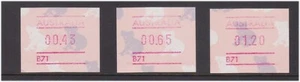 (F250-78) 1990 set of 3stamps FRAMA vSquare Koala design (CB) - Picture 1 of 1