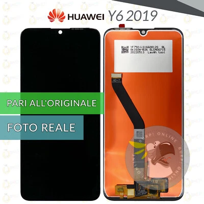 DISPLAY HUAWEI Y6 2019 MRD-LX1 LX1F LX3 LX1N LX2 SCHERMO LCD TOUCH SCREEN VETRO - Immagine 1 di 2