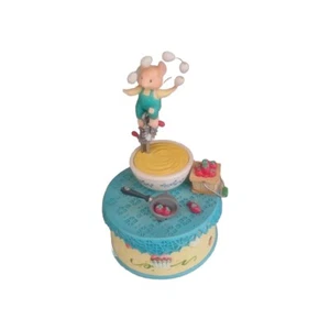 Vintage 1994 Enesco Mixing Happy Music Box fischio girevole mentre lavori topi nuovo con etichette - Foto 1 di 6