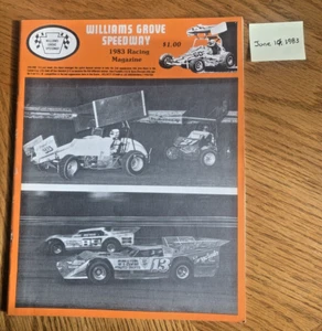 Williams Grove Speedway Program - June 17, 1983 - Picture 1 of 2