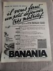 Pub De Presse Ancienne Banania  - Old Paper Advertisement De 1961