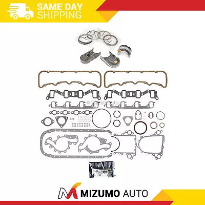 Juego completo de juntas cojinetes anillos aptos 92-02 Chevrolet GMC 6,5 L OHV DIÉSEL Foto 1 de 4