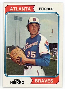1974 Topps Phil Niekro #29 Braves Ex-Mt+ - Picture 1 of 1