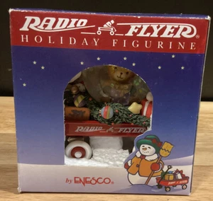 2000 Radio Flyer Wagon w/Globe Christmas Figurine by Enesco NEW Sealed Box - Picture 1 of 3