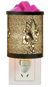 Metal HUMMINGBIRD Wax Melt Wall plug in warmer GREAT GIFT! - Afbeelding 1 van 5