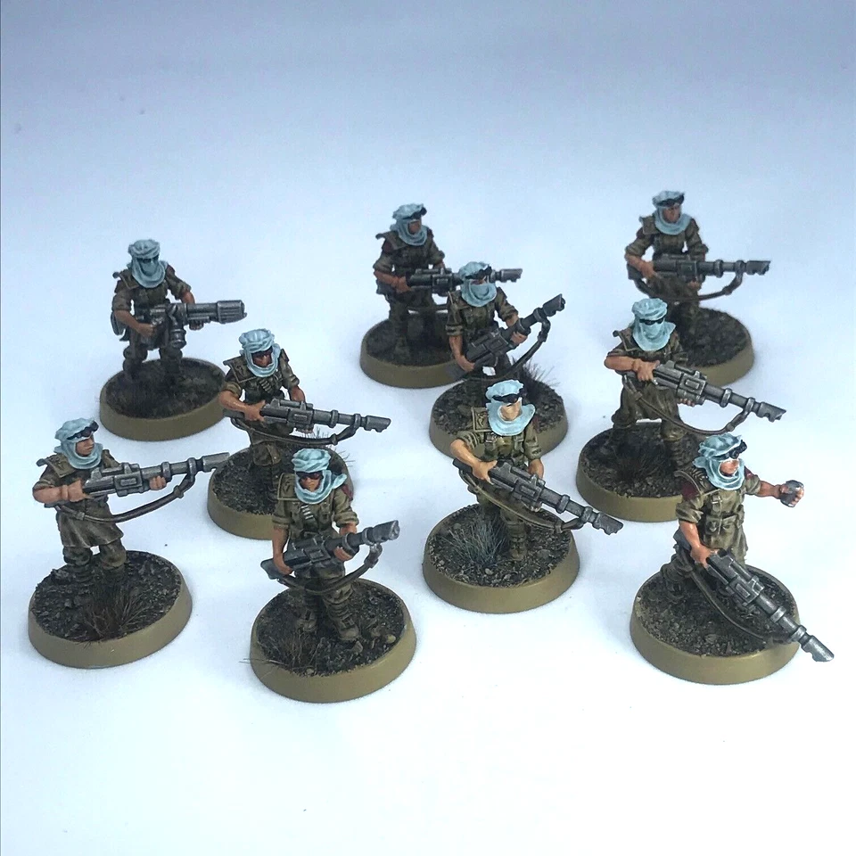 Esquadrão de infantaria ideal para Tallarn Desert Raiders Astra Militarum pintado C3486 - Imagem 1 de 3