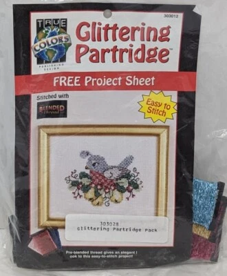 2001 Glittering Partridge Design by Pam Kellogg blended thread  - Image 1 of 2