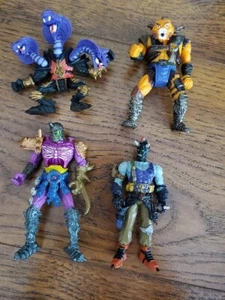 4 Vintage Chap Mei Beast Raider Action Figure Lot Monsters  - Picture 1 of 6