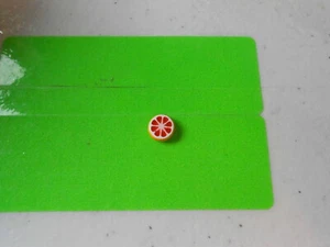 Origami Eule Charm Special Edition (neu) BUNTE ZITRONENSCHEIBE (kein Keil) - Bild 1 von 1