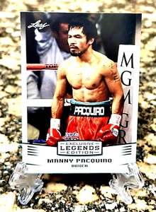 MANNY PACQUIAO 2022 Leaf Exclusive Edition "LEGENDS" BOXING CARD #EE-07. Mint!! - Picture 1 of 3