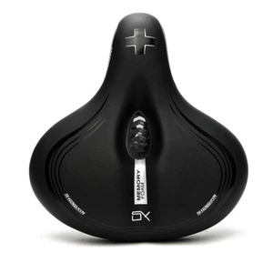 Bike Saddle Hollow Comfort Wide Big Bum Soft Gel Pad Oversize Air Cushion - Picture 1 of 8