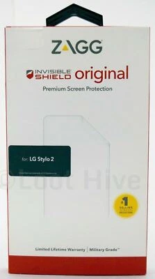 NEW Zagg Invisible-Shield LG STYLO 2 Original Screen Protector Premium LS775 OEM - Image 1 of 2
