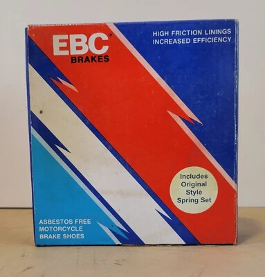 Zapatas de freno orgánicas estándar Honda CT70 C70 CT110 EBC 303 NUEVAS Foto 1 de 4