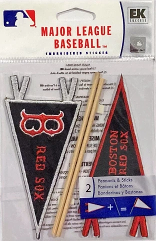 Boston Red Sox MLB 3-D baseball scrapbook pennant stickers EK Success Jolees Cover
