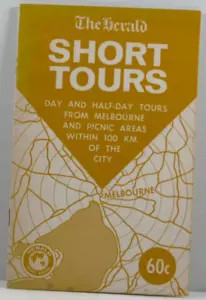 The Herald Short Tours by Douglas Day 100 km Melbourne vintage Travel book 1978 - Imagen 1 de 9