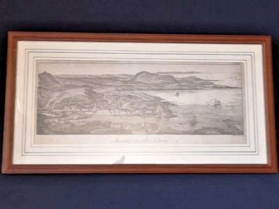 VUE DE PORT VENDRES   Pyrénées Orientales  BELLE GRAVURE ALLEMANDE DE  1818 - Photo 1/4