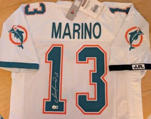 DAN MARINOš„Miami Dolphins Autographed Mitchell & Ness AUTHENTIC Jersey BECKETT - Picture 1 of 12