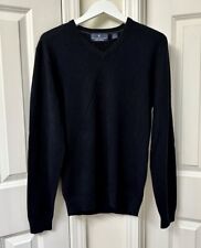 Hart Schaffner Marx Men's Cashmere Sweater, Size-M, Black