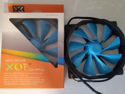 2 pack Xigmatek XOF Colorful 120 mm Fluid Circulative Bearing fans XOF-F1253 - Image 1 of 2