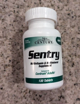 Sentry, Suplemento multivitamínico y multimineral para adultos, 130 comprimidos 12/26 Foto 1 de 4