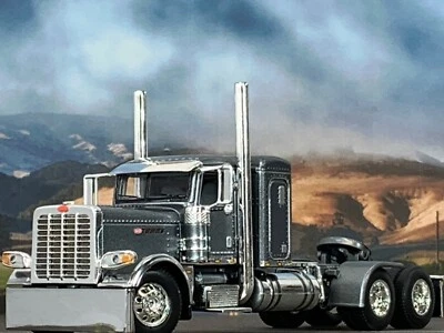 1/64 DCP GUN METAL PRIDE & CLASS PETERBILT 389 W/ 36" SLEEPER - Image 1 of 4