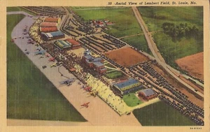 St. Louis, MISSOURI - Lambert Field - BIRDSEYE - 1952 - Airport - Picture 1 of 2