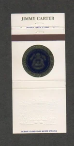 Präsident Jimmy Carter Weißes Haus unbenutzt Vintage Streichholzschachtel Cover - Bild 1 von 1