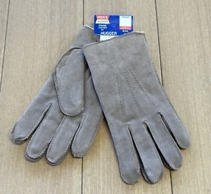 NWT Men’s Genuine Leather with 100% Acrylic Pile Lining Hugger Gloves Sz L - Picture 1 of 11