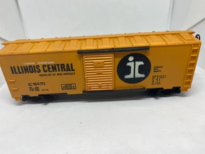 TYCO HO SCALE BOX CAR 40 FOOT ILLINOIS CENTRAL IC 16470 IN BOX   622547 - Picture 1 of 14