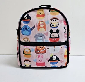 DISNEY SQUISHMALLOWS PINK MINI BACKPACK - Picture 1 of 4