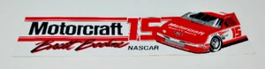 Brett Bodine Motorcraft Ford Bumper Sticker - 14" x 3.5" - Picture 1 of 2