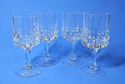 Rosenthal Holdfast Sherry Glasses Studio Line Crystal Set Of 4 Vintage MCM - Image 1 of 3