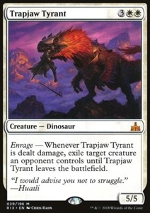 MTG Magic the Gathering Trapjaw Tyrant (29/219) Rivals of Ixalan LP - Picture 1 of 1