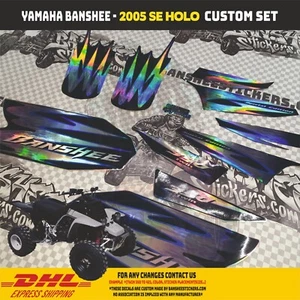 SE 2005 Yamaha Banshee réplica gráfica calcomanías pegatinas vinilo holográfico ¡NUEVO!! - Imagen 1 de 9