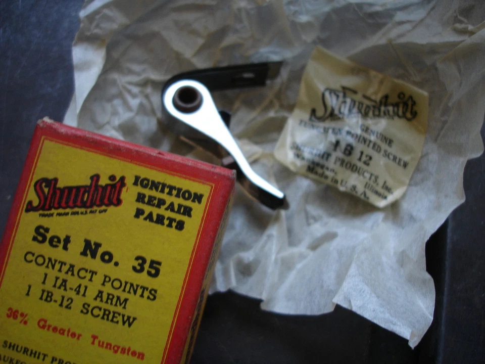 #35 Puntos de encendido 1936 Auburn modelo 654, distribuidor de 6 cilindros C35 Foto 1 de 1