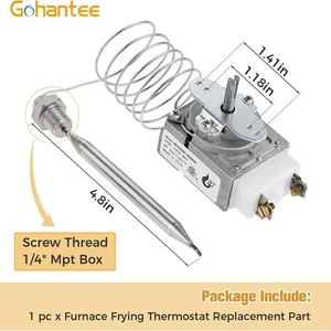 1Set RX-1-36 Thermostat Control Valve 200-400F for Pitco 60125401 Deep Fryers - Picture 1 of 9