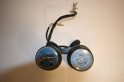1975-1976 Honda XL350 датчики спидометр тахометр w крепление кронштейн OEM оригинальный - Изображение 1 из 4