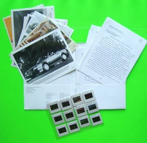 1993 Mercedes Benz PRESS KIT Brochure 19 PHOTOS & SLIDES + 46-pg Catalog SL320 - Picture 1 of 24