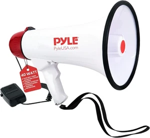 Professional megaphone 40 watt with handheld mic - Picture 1 of 7