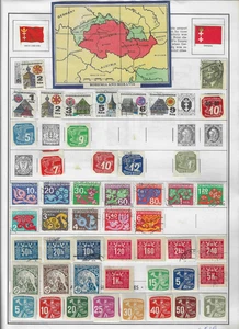 CZECHOSLOVAKIA BALANCE OF COLLECTION   ( Lot 6819  ) - Picture 1 of 2