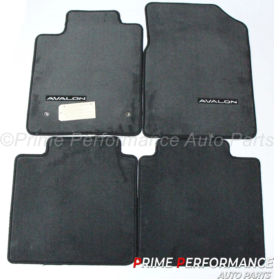 Toyota Avalon 2005-2012 Dark Charcoal Carpet Floor Mats Genuine PT206-07090-18 - Image 1 of 4