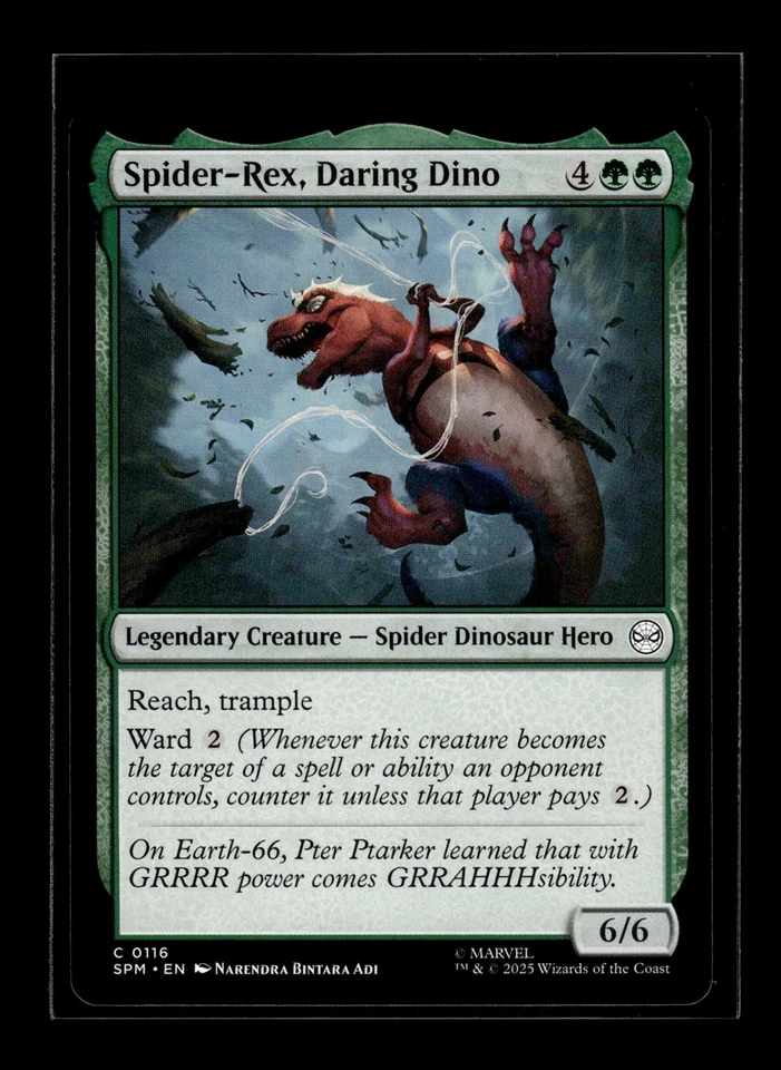 SPIDER-REX, DARING DINO Marvel's Spider-Man #116 SPM(NM+)(MTG) - Image 1 of 1