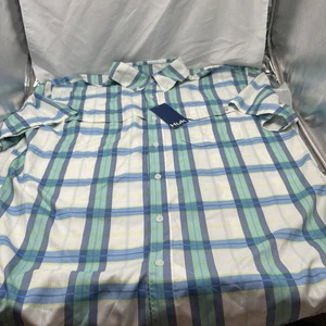 HUK Angelhemd Herren kariert mehrfarbig Performance Tide Point SS NEU Größe M - Bild 1 von 6