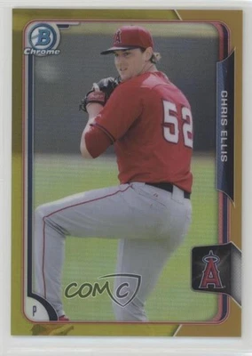 2015 Bowman Draft Chrome Gold Refractor /50 Chris Ellis #132 - Image 1 of 2