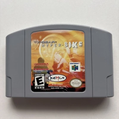 Top Gear Hyper-Bike Hyperbike N64 Nintendo 64  Cleaned Tested Authentic Retro - Image 1 of 4