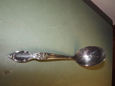Vitnage WM Rogers & Son "Victorian Rose" Gravy Spoon 6.5" — 第 1/4 张图片
